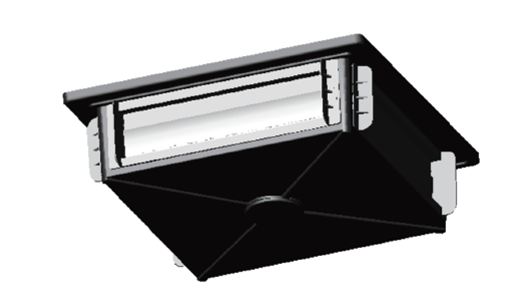 負壓式吊頂進風窗